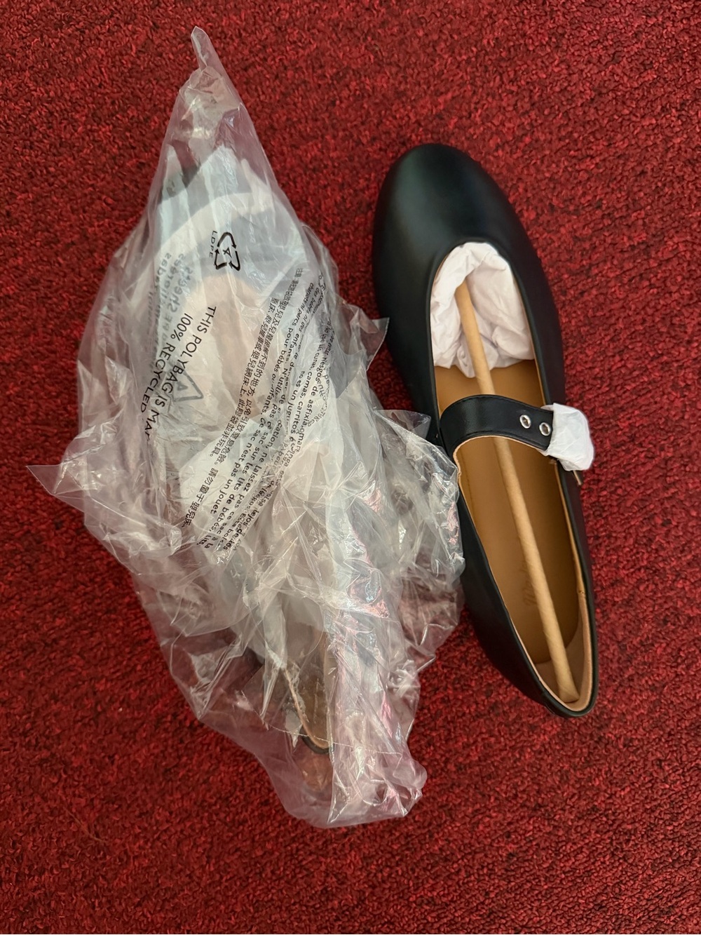 Madewell Black Leather Mary Jane Flat with Buckle - Picture 5 of 7